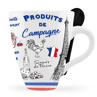 MUG044 - MUG SPOON TERROIR PRODUITS DE CAMPAGNE #6381