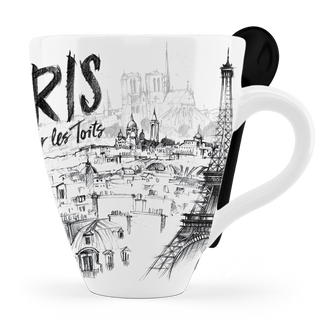 MUG037 - MUG SPOON PARIS PENCIL #6646