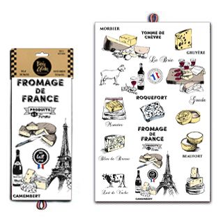 TOR022 - TORCHON FROMAGE CHIC #6806