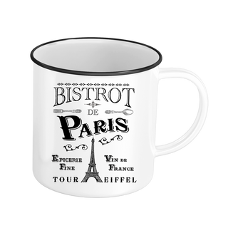 MUG061 - MUG RETRO PM BISTROT CHIC BLANC #6837