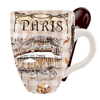 MUG025 - MUG SPOON CAFE DE PARIS # 2412