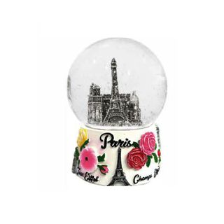 BOU026 - BOULE MM PARIS FLEURS #5964