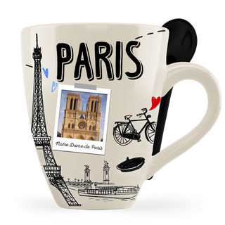 MUG039 - MUG SPOON PARIS POLA #6619