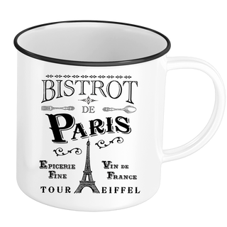 MUG045 - MUG RETRO GM BISTROT CHIC BLANC #6936