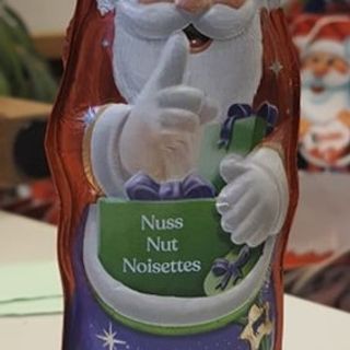 Milka Père Noël noisettes ou krispi