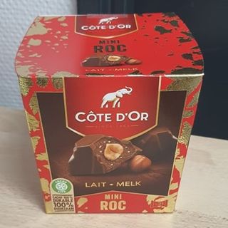 Cote d’or "Mini Roc" lait petit format