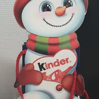 Kinder bag père noël et bonhomme de neige 