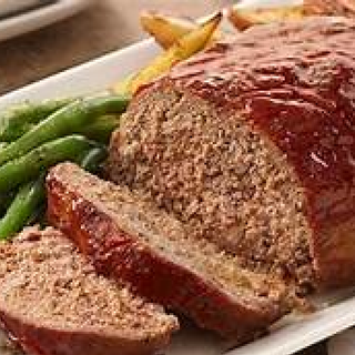 MEATLOAF-BEEF ROSEMARY POTATOES AND GREEN BEANS 