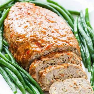 FTDI - TURKEY MEATLOAF , SWEET POTATOES AND GREEN BEANS 