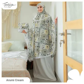 MUKENA TAZBIYA KMD ARUMI CREAM