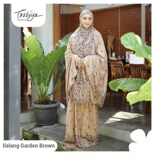 MUKENA TAZBIYA BBS ILALANG GARDEN BROWN