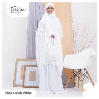 MUKENA TAZBIYA PBS KHAZZANAH WHITE ALLSIZE