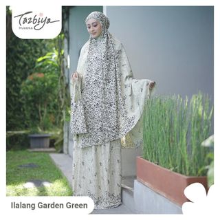 MUKENA TAZBIYA BBS ILALANG GARDEN GREEN