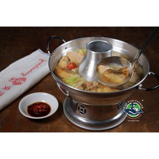 Garoupa Teochew Steamboat (Fish, Vegetable & Broth) 1KG