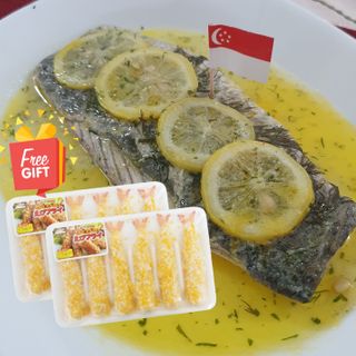 Barramundi Garlic Butter plus 2pkt of Tempura Ebi Fried (210g/pkt) FREE