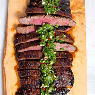 Grilled Steak with Chimichurri