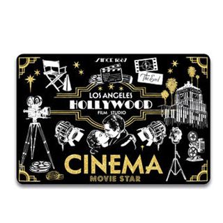 LA TABLEMAT HOLLYWOOD ART DECO BLACK VSN #6802