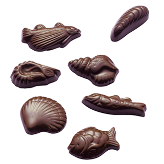 Fritures chocolat noir - Sachet 100 g