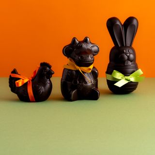 Lapin chocolat noir ou lait - 14 cm - 160 g