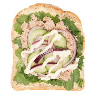 Grain Bread - Tuna Mayonnaise, Red Onion, Cucumber & Coriander