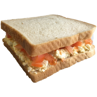 White Bread - Egg Mayonnaise and Tomato