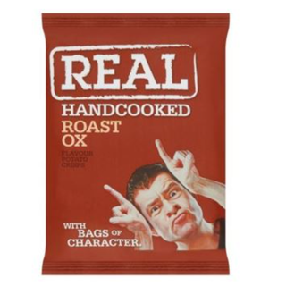 Real Hand Cooked Roast Ox Flavour Potato Crisps