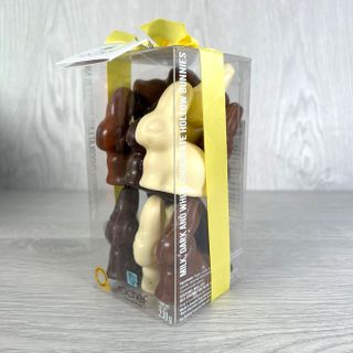 Mini lapins 3D douzaine (240 g) • **Chocolat au lait**