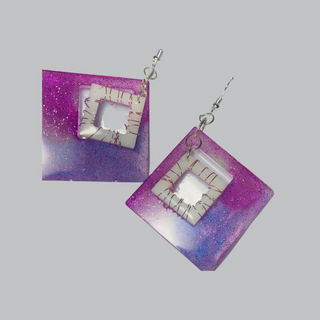 Wired Square Hoops