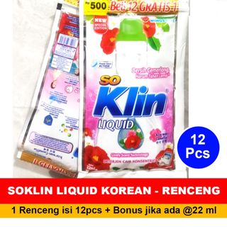 So Klin Liquid Korean Sachet (Renceng)