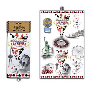 LV KITCHEN TOWEL POKER VSN #5058