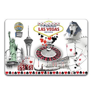 LV TABLEMAT POKER VSN #5867