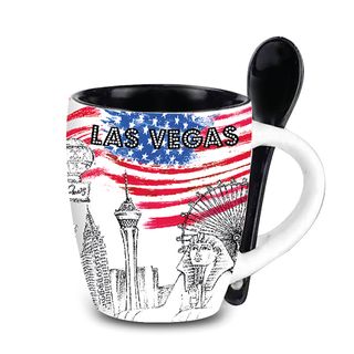 LV MINI MUG SPOON M08 PATRIOT VSN #6093