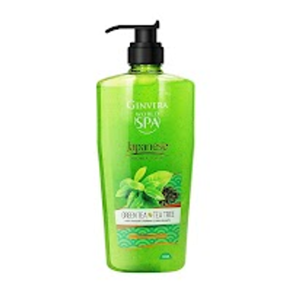 Ginvera World Spa Japanese Shower Scrub - Green Tea & Tea