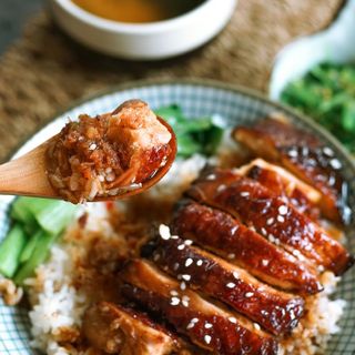 Chicken Teriyaki On Rice (日式照燒雞排飯)