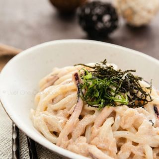 Japanese Creamy Mentaiko Cold Udon (明太子烏冬) 