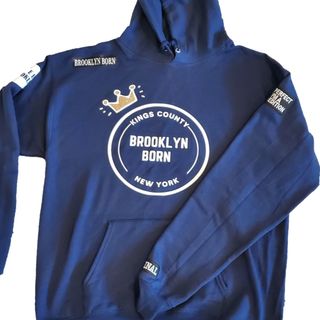 Brooklyn Born Hoodie (Navy Blue) 