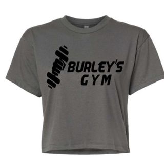 Women's Cropped Short Sleeve - Grey