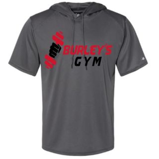 Performance Hooded Short Sleeve Shirt - Grey