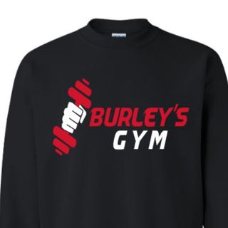 #BECOMEBURLEY - BLACK Crewneck Sweatshirt 