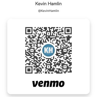 Please pay via Venmo to @KevinHamlin or by code above