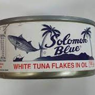 Solomon Blue white tuna flakes in oil 180g