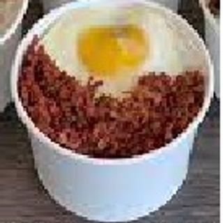 Corned Beef with Rice with Egg