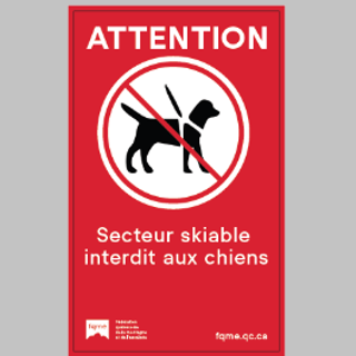 Interdit aux chiens