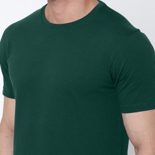 Seaweed Green Round Neck T-Shirts