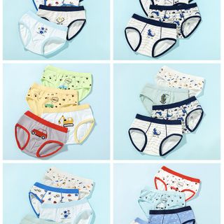 Boys Underwear 4 pieces (Random Design: Ocean/Dinosaurs/Boats)