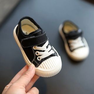 [Black] Canvas Unisex 12-36 mth