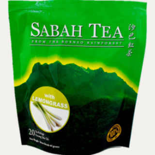 SABAH TEA Borneo Exotic Pot Bag (Lemongrass)  婆羅洲異國風味茶包(檸檬香茅) (20'S* 2G) 