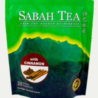 SABAH TEA Borneo Exotic Pot Bag (Cinnamon)  婆羅洲異國風味茶包(肉桂) (20'S* 2G) 