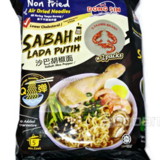 DONG SIN SABAH Mi Lada Putih 東成沙巴白胡椒撈麵 (2P*135G)