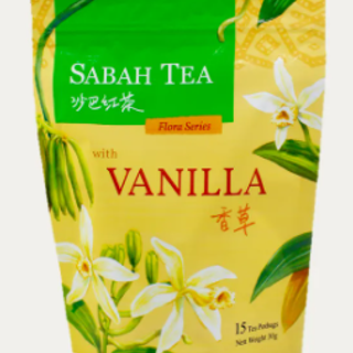 SABAH TEA Flora Tea Series (Vanilla) 沙巴雨林花草系列茶包(香草) (15P*2G ) 